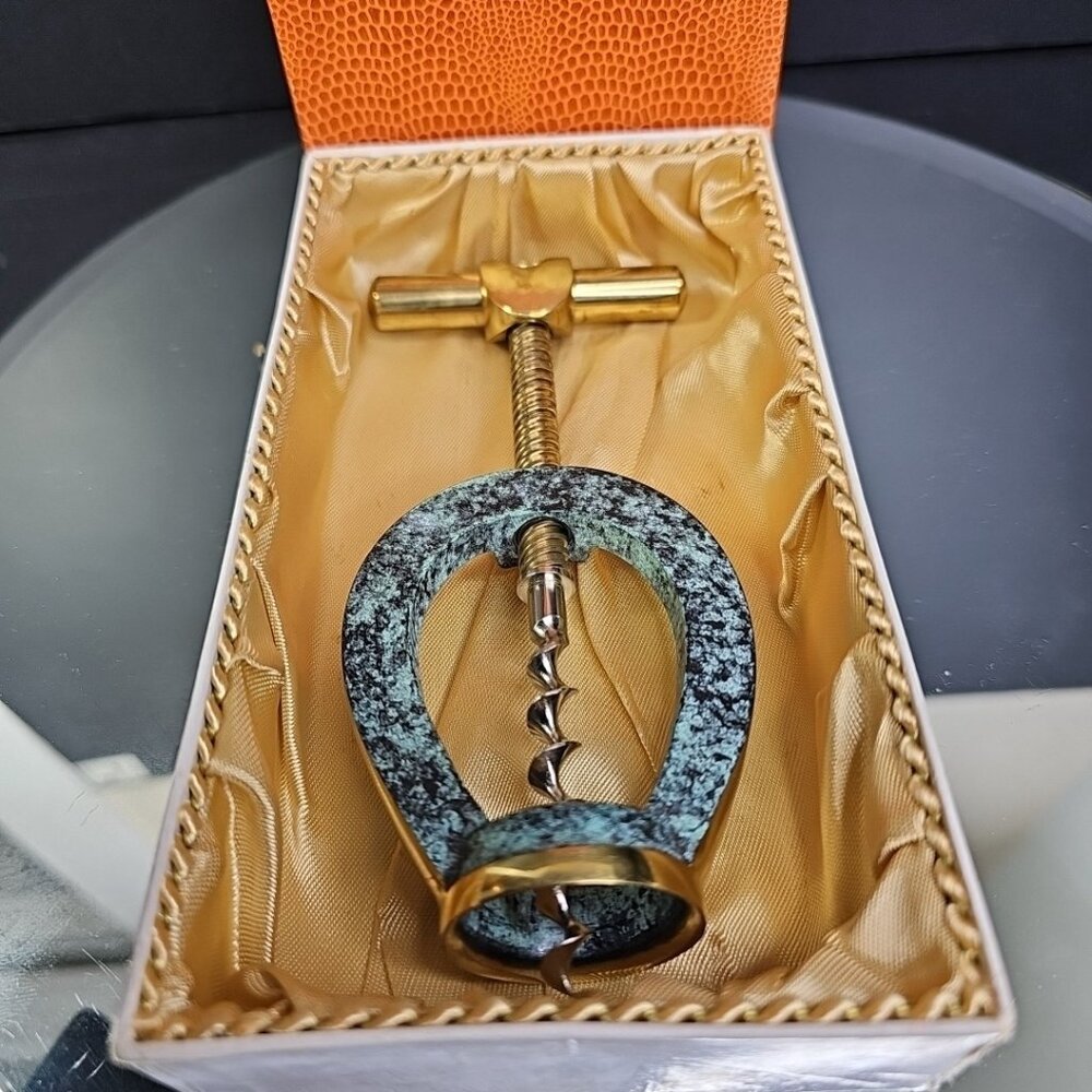 Vintage Walter Bosse Corkscrew Horseshoe Vienna, Austria, 1950s-60s With Box!
